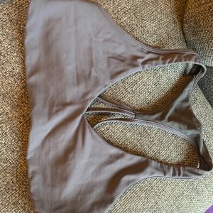 Lululemon grey sports bra 6